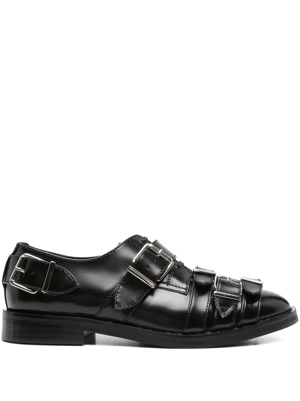 Simone Rocha multi-buckle Brogues Black