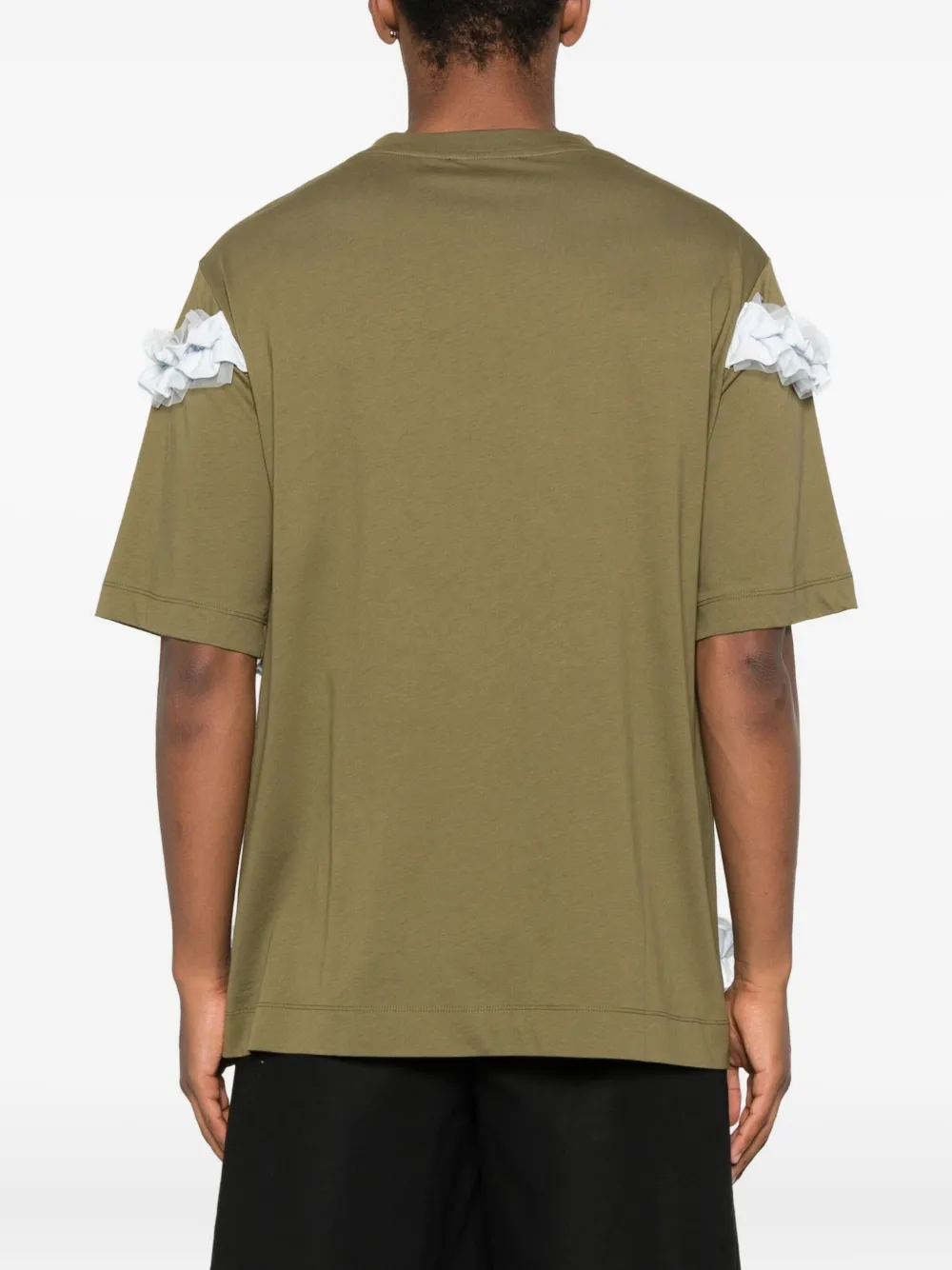 Simone Rocha T-shirt met ruches Groen