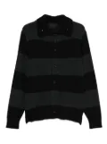 Simone Rocha embellished striped cardigan - Grey