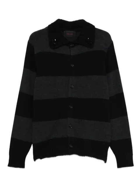 Simone Rocha embellished striped cardigan