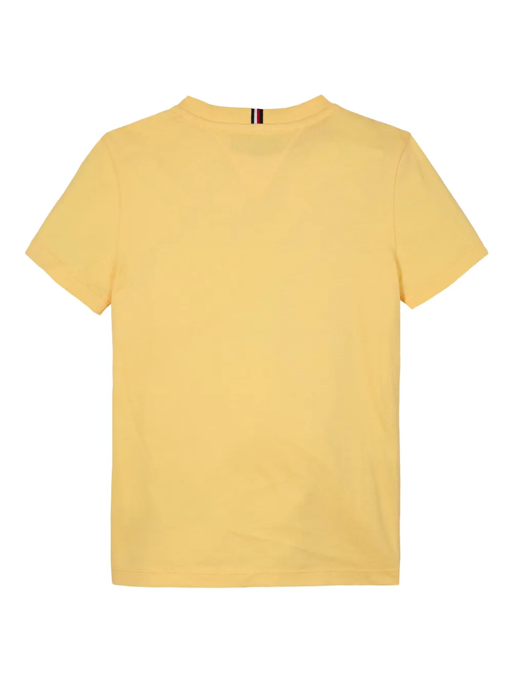 Tommy Hilfiger Junior logo-print crew-neck T-shirt Geel
