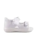 Falcotto flower-embellished sandals - White
