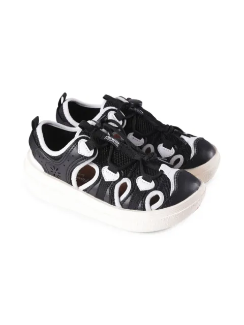 FLOWER MOUNTAIN KIDS  tenis con paneles y malla