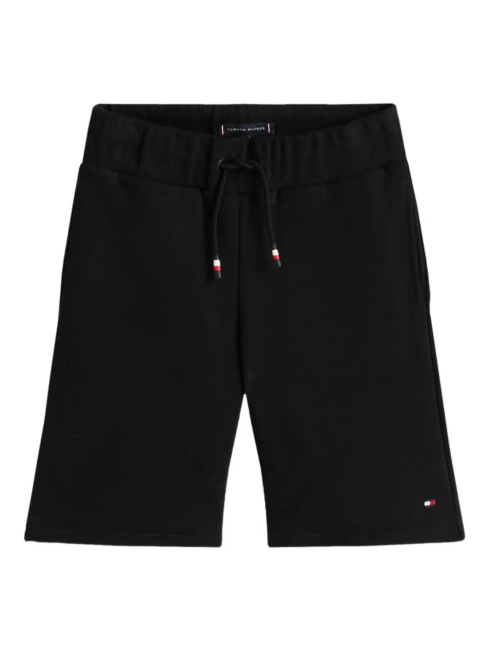 Tommy Hilfiger Junior Cotton-blend Shorts (set Of Two) In 黑色