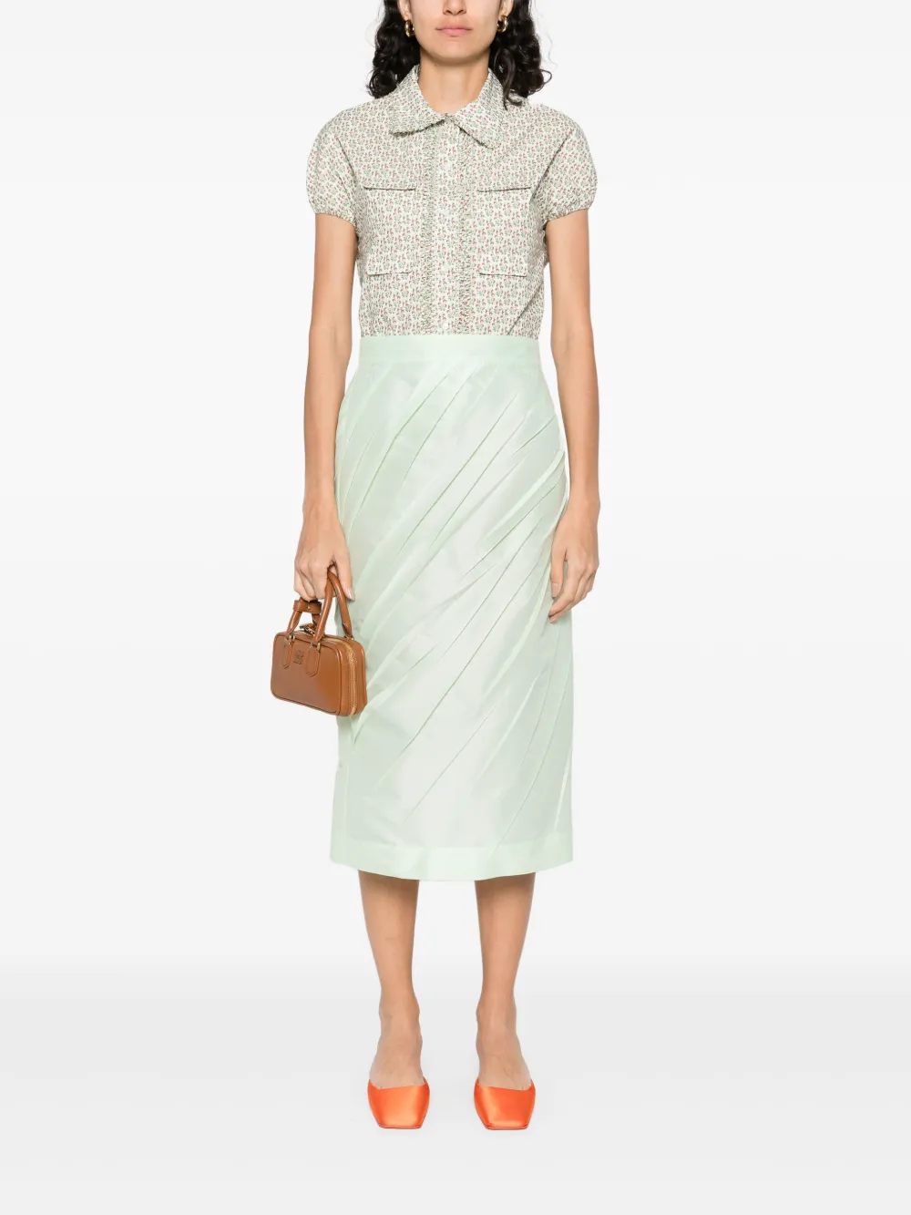Nº21 floral-print shirt - Wit