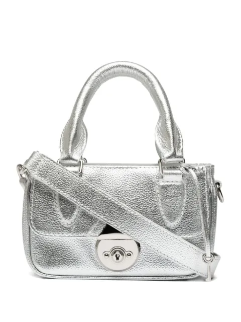 Sarah Chofakian mini Sarah metallic leather tote bag