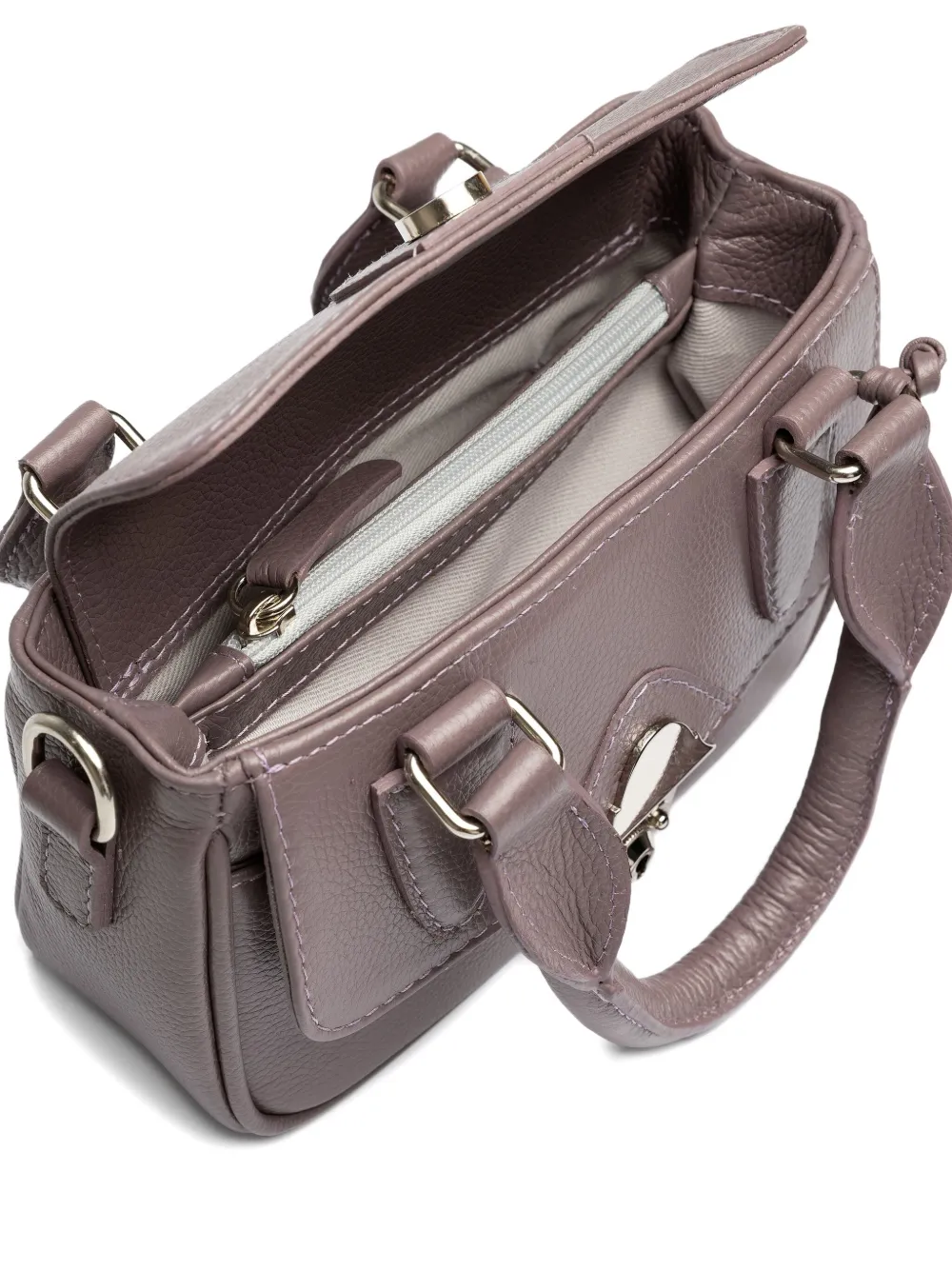 Sarah Chofakian Leren tas Bruin