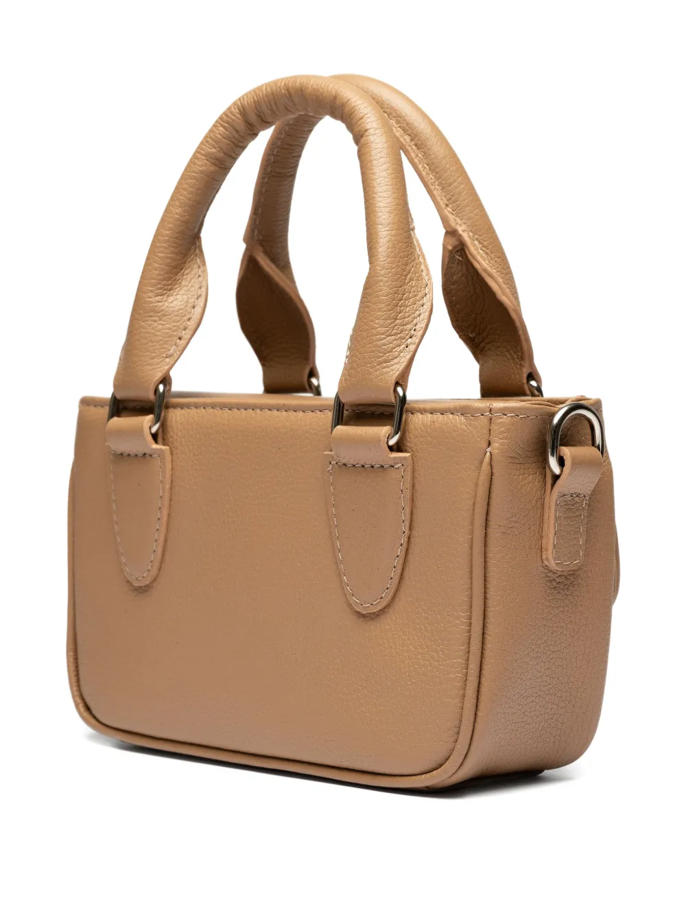 Sarah Chofakian mini Sarah textured leather tote bag - Bruin