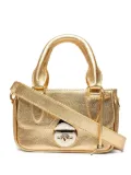 Sarah Chofakian mini Sarah metallic leather tote bag - Gold