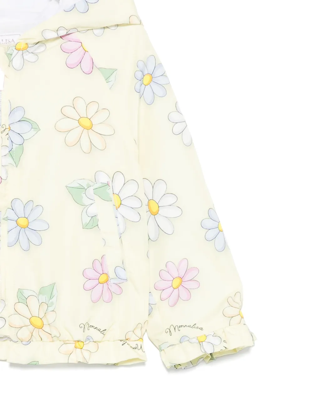 Monnalisa Jack met bloemenprint Geel