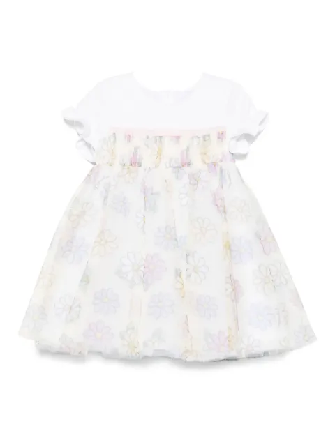 Monnalisa daisy-print dress