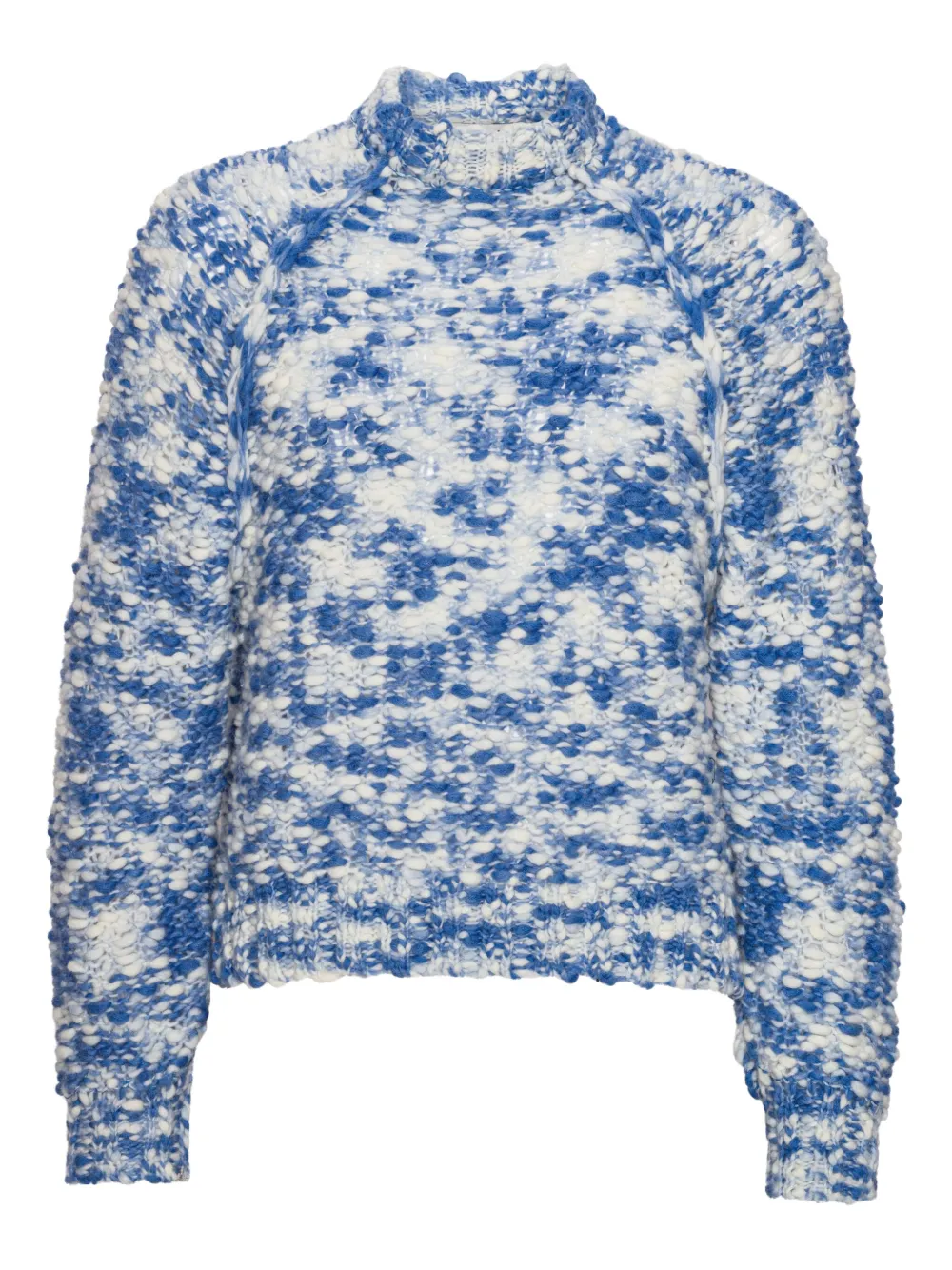 Henrik Vibskov textured mock-neck sweater | Blue | Image 1