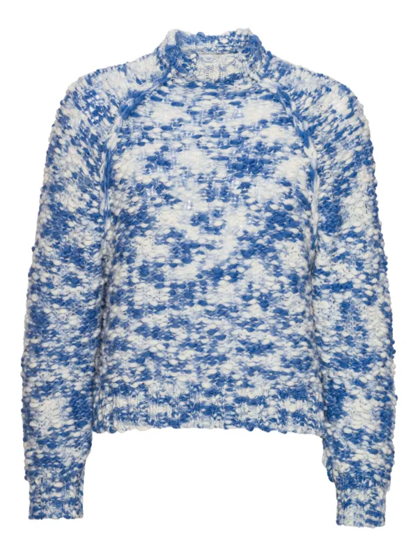 Henrik Vibskov Textured mock-neck Sweater Blue FARFETCH IN