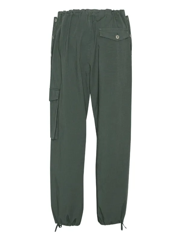 Henrik Vibskov Field drawstring-waist Trousers | Green | FARFETCH
