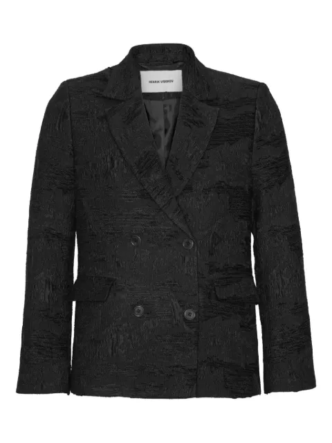 Henrik Vibskov textured double-breasted blazer