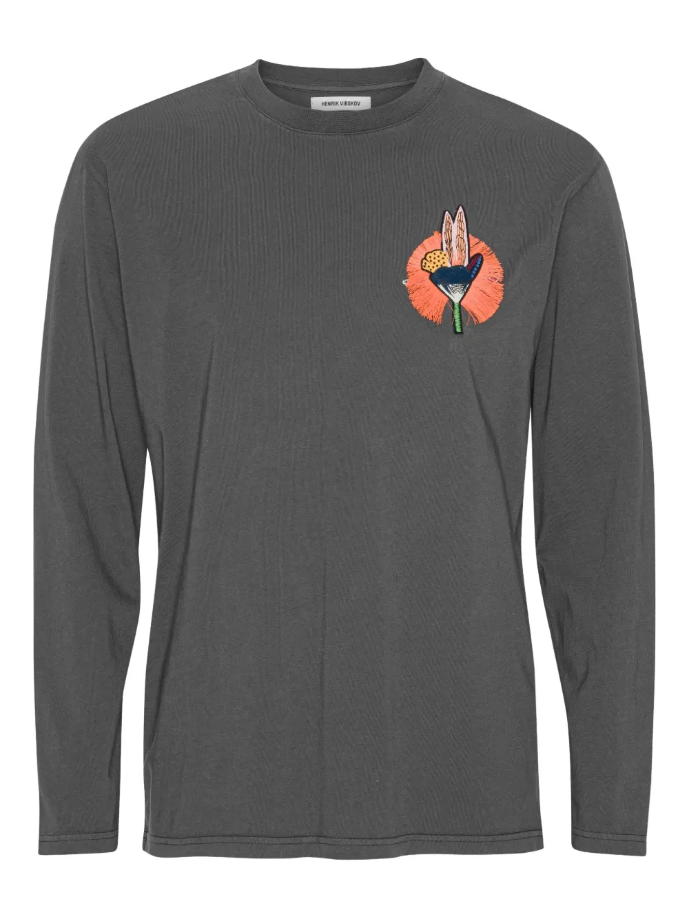 Henrik Vibskov T-shirt met abstracte print Grijs
