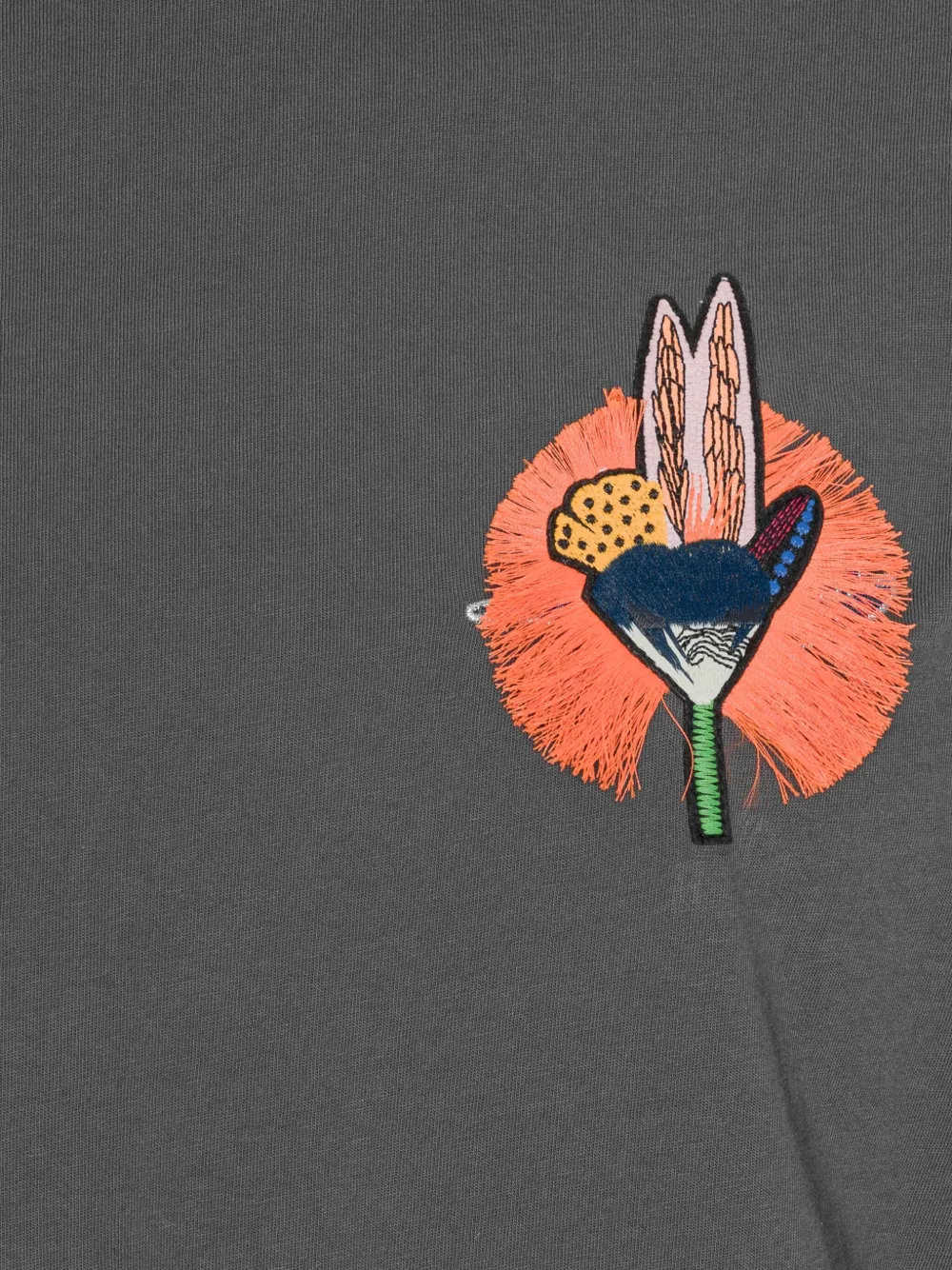 Henrik Vibskov T-shirt met abstracte print Grijs