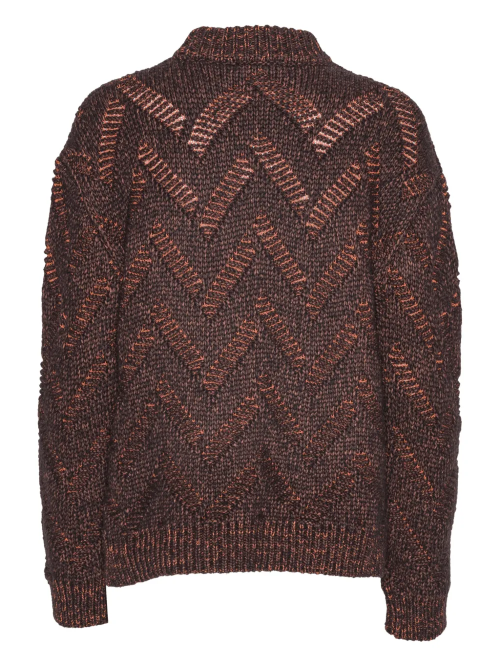 Henrik Vibskov turtleneck chevron-pattern sweater | Knitted Sweaters | Image 2