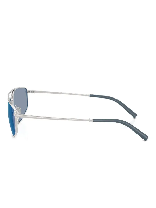 Oliver Peoples R-14 Sunglasses | Silver | FARFETCH ZA