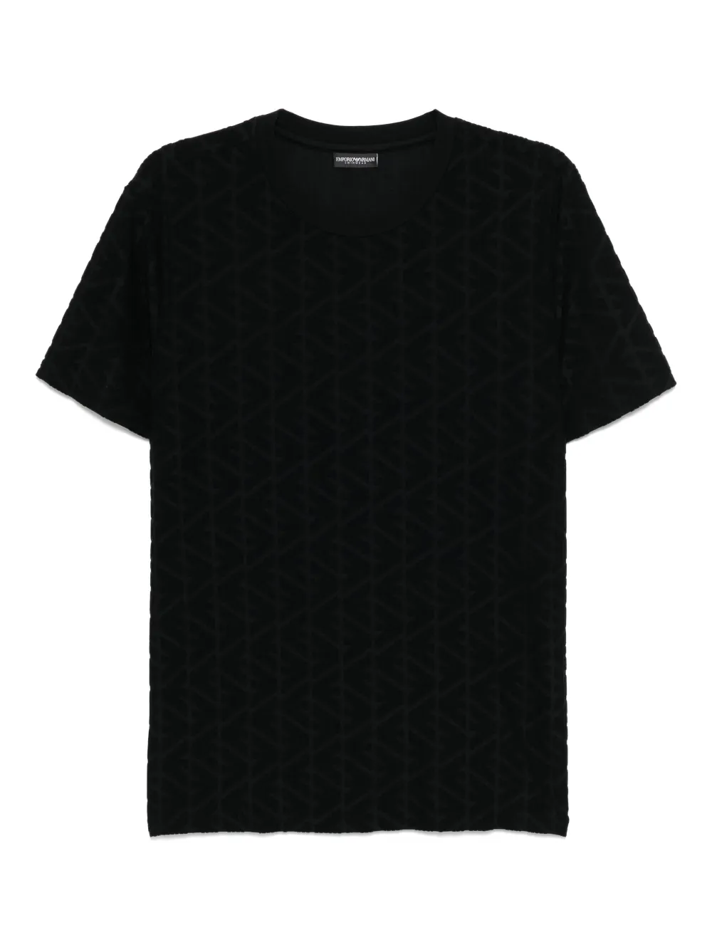 Emporio Armani T-shirt met ronde hals Zwart