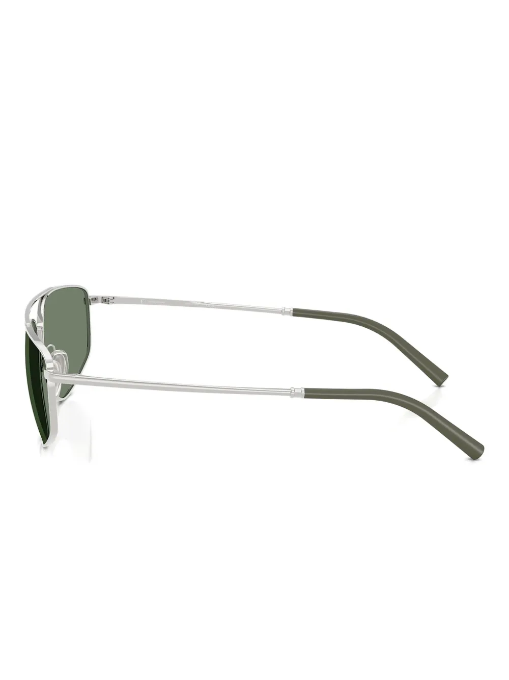 Oliver Peoples metal rectangle sunglasses Zilver