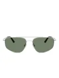 Oliver Peoples metal rectangle sunglasses - Silver