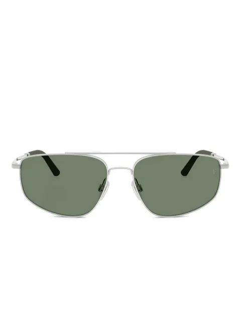 Oliver Peoples نظارة شمس بإطار مستطيل معدني