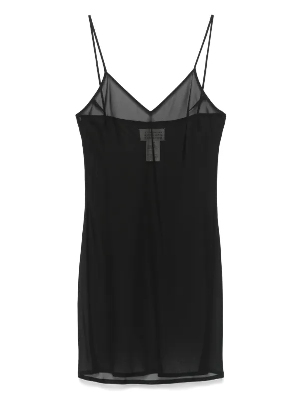 maison martin margiela silk dress MAISON MARTIN MARGIELA H&M FUR TROMPE L'OEIL SILK DRESS UK 12 EU 38 US 8  BNWT