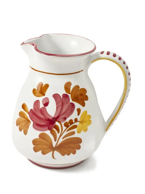 Cabana floral-print jug