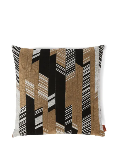 Missoni Home geometric-pattern cushion