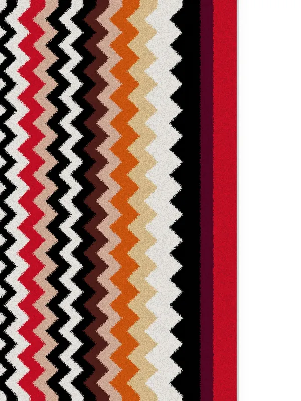 Missoni Home ジグザグパターン ラグ | レッド | FARFETCH JP