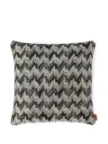 Missoni Home zigzag-pattern cushion - Black