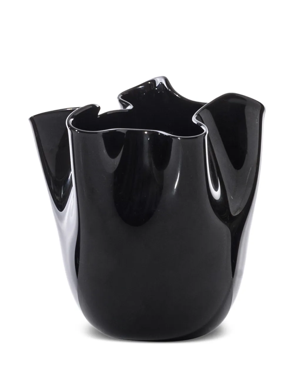 Venini Bathrobe vase | Black | Image 1