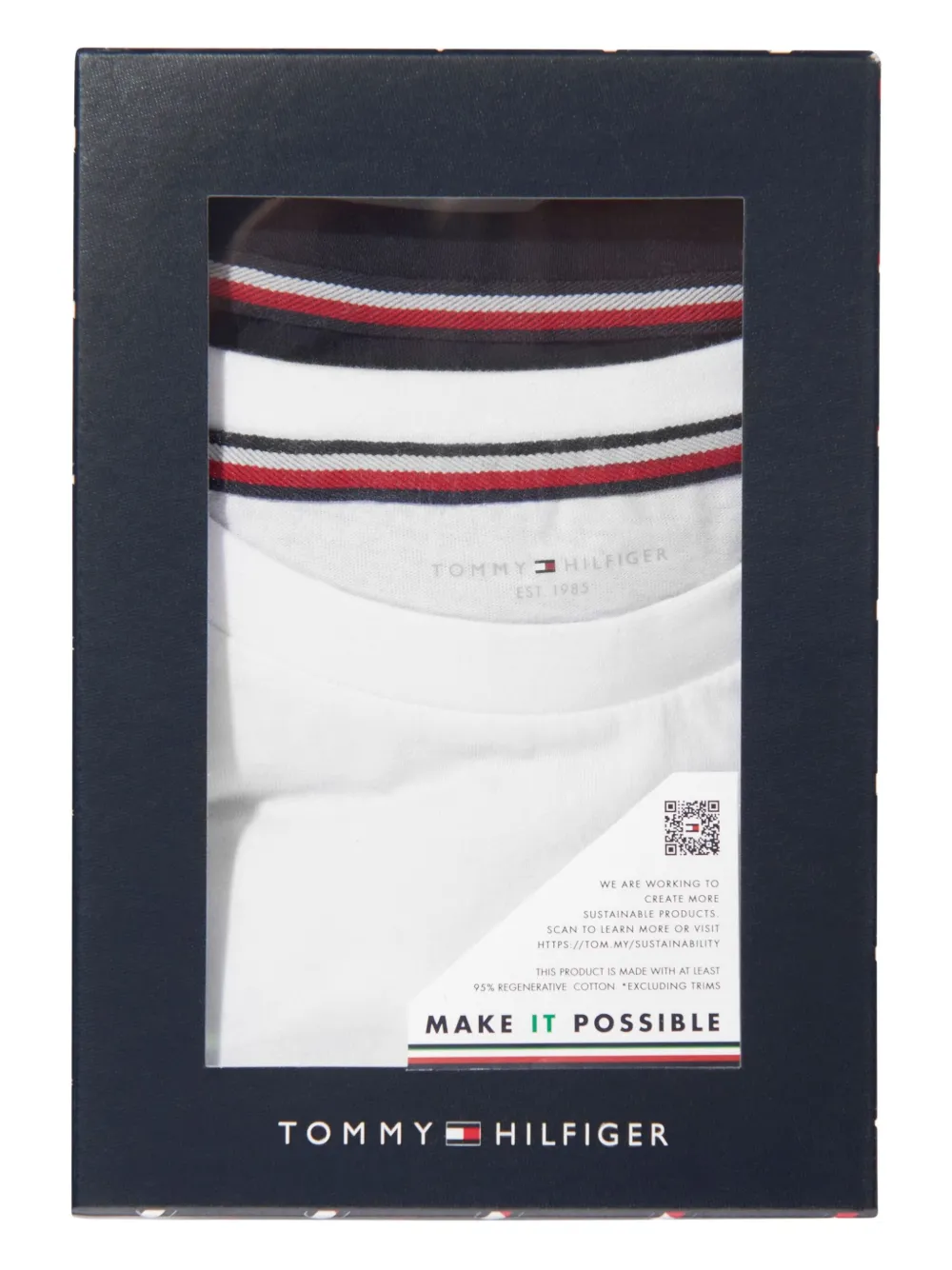 Tommy Hilfiger Junior Katoenen T-shirt Blauw