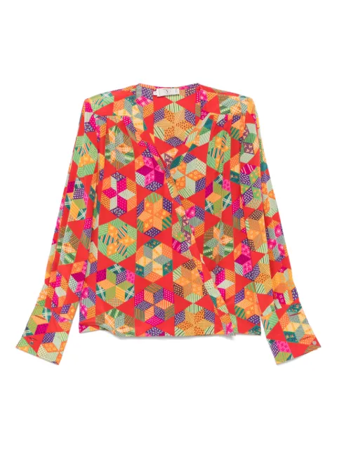 Valentino Garavani Pre-Owned 1980s printed blouse