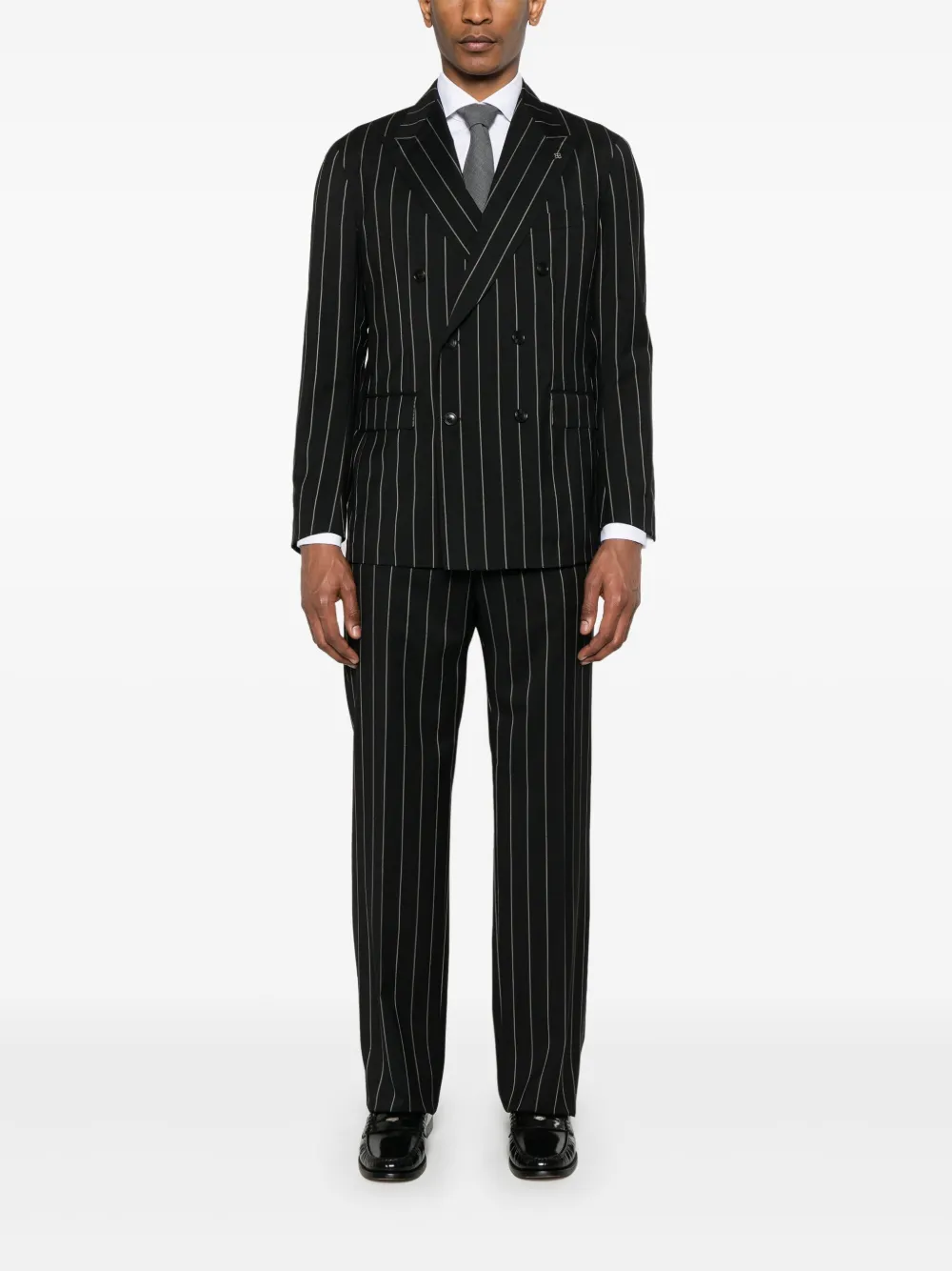 Tagliatore prinstriped suit | Double  Breasted Suits | Image 2