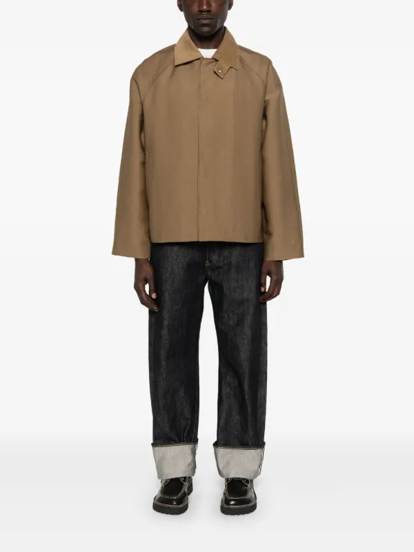 Sunflower Short Raglan Jacket | Brown | FARFETCH