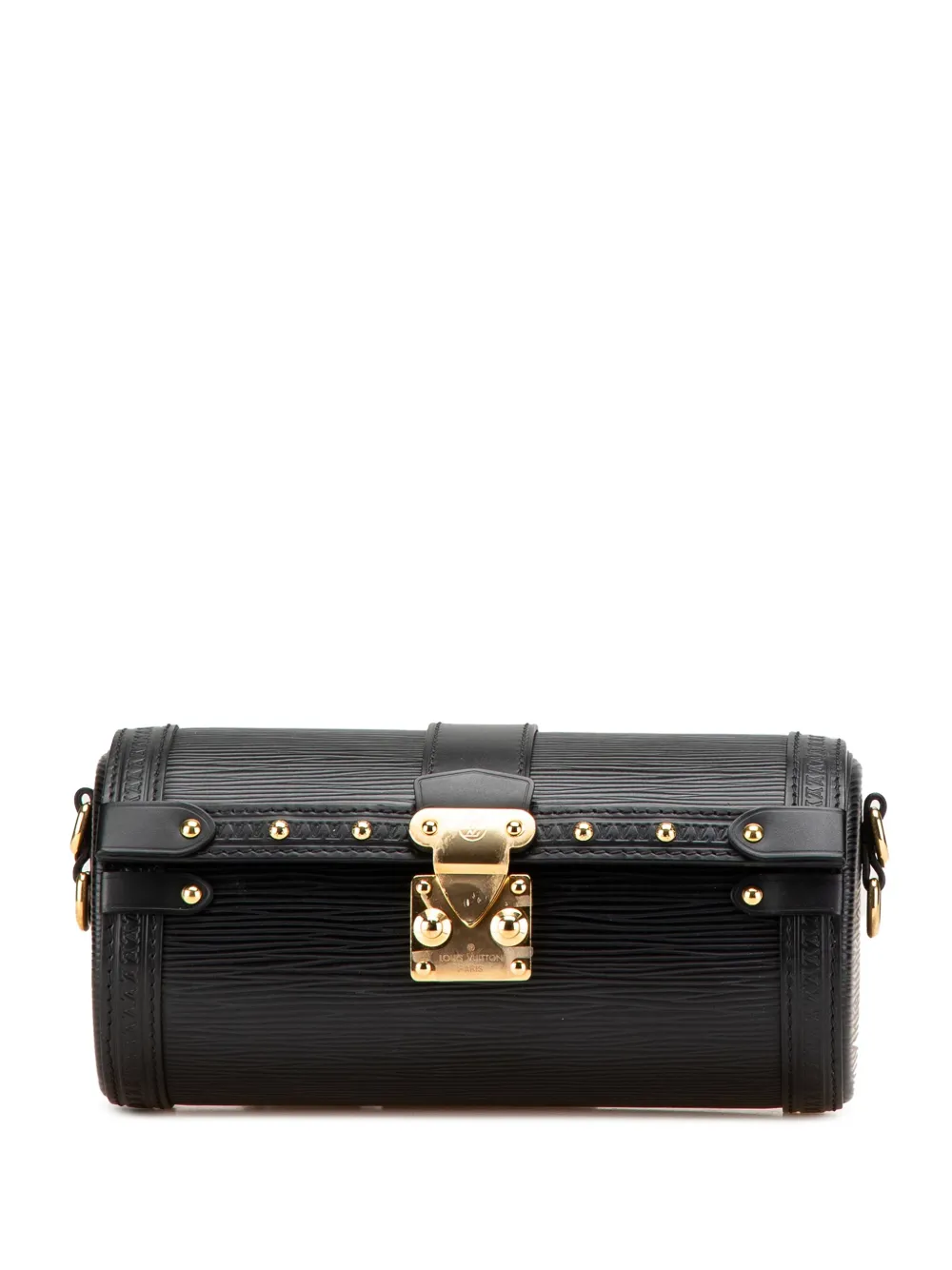 Louis Vuitton Pre-Owned 2021-2024 エピ パピヨン トランク サッチェルバッグ - ブラック Louis Vuitton Pre-Owned 2021-2024 エピ パピヨン トランク サッチェルバッグ - ブラック