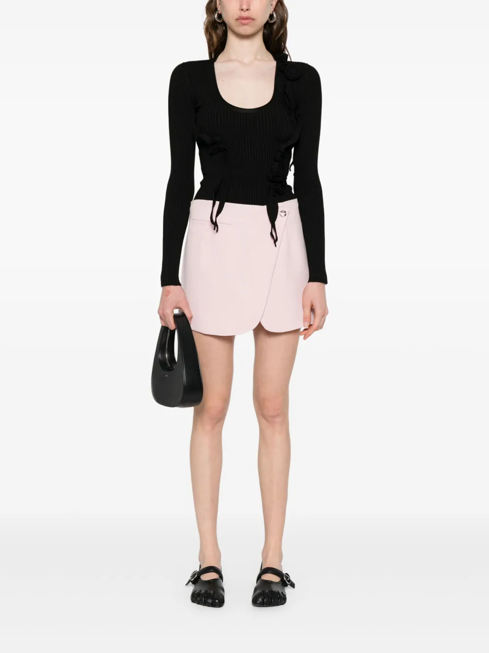 Coperni Mini-rok met A-lijn - Roze