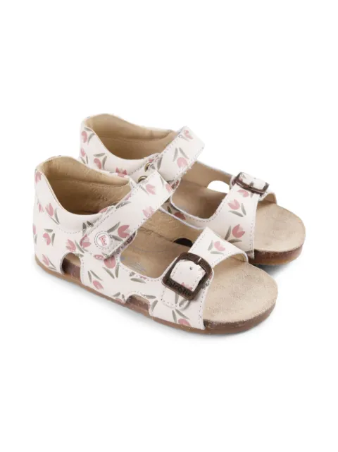 Falcotto sandalias con estampado floral