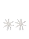 Simone Rocha flower-design earrings - Silver