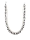 Simone Rocha pearl-embellished bag strap - Silver