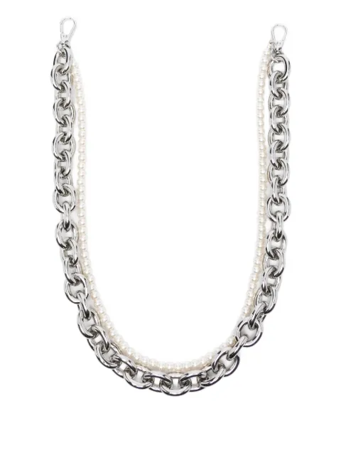 Simone Rocha pearl-embellished bag strap