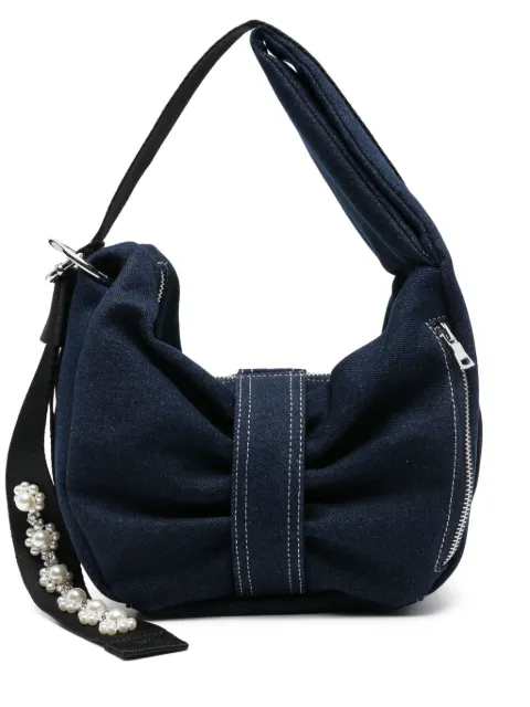 Simone Rocha bow pearl-embellished shoulder bag
