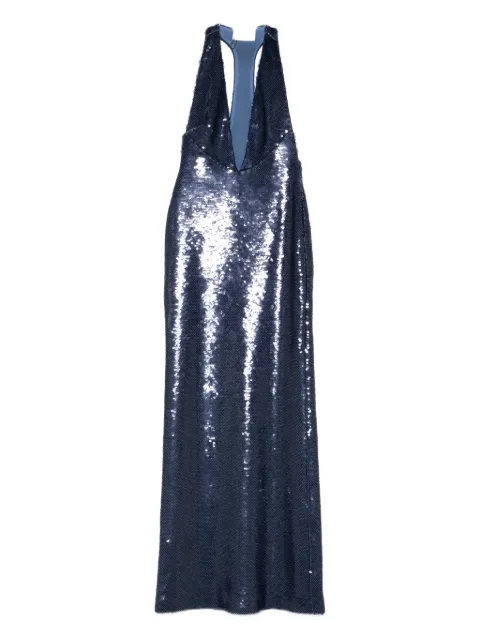 The New Arrivals Ilkyaz Ozel Olympia sequin-embellished maxi dress
