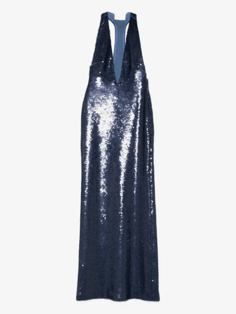 The New Arrivals Ilkyaz Ozel Olympia sequin-embellished maxi dress