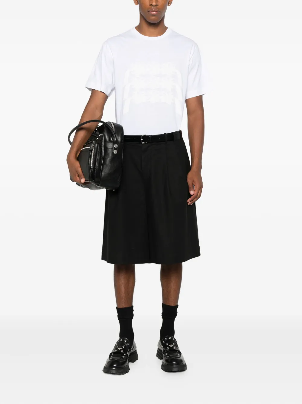 Simone Rocha Daisy Chain-print cotton T-shirt Wit