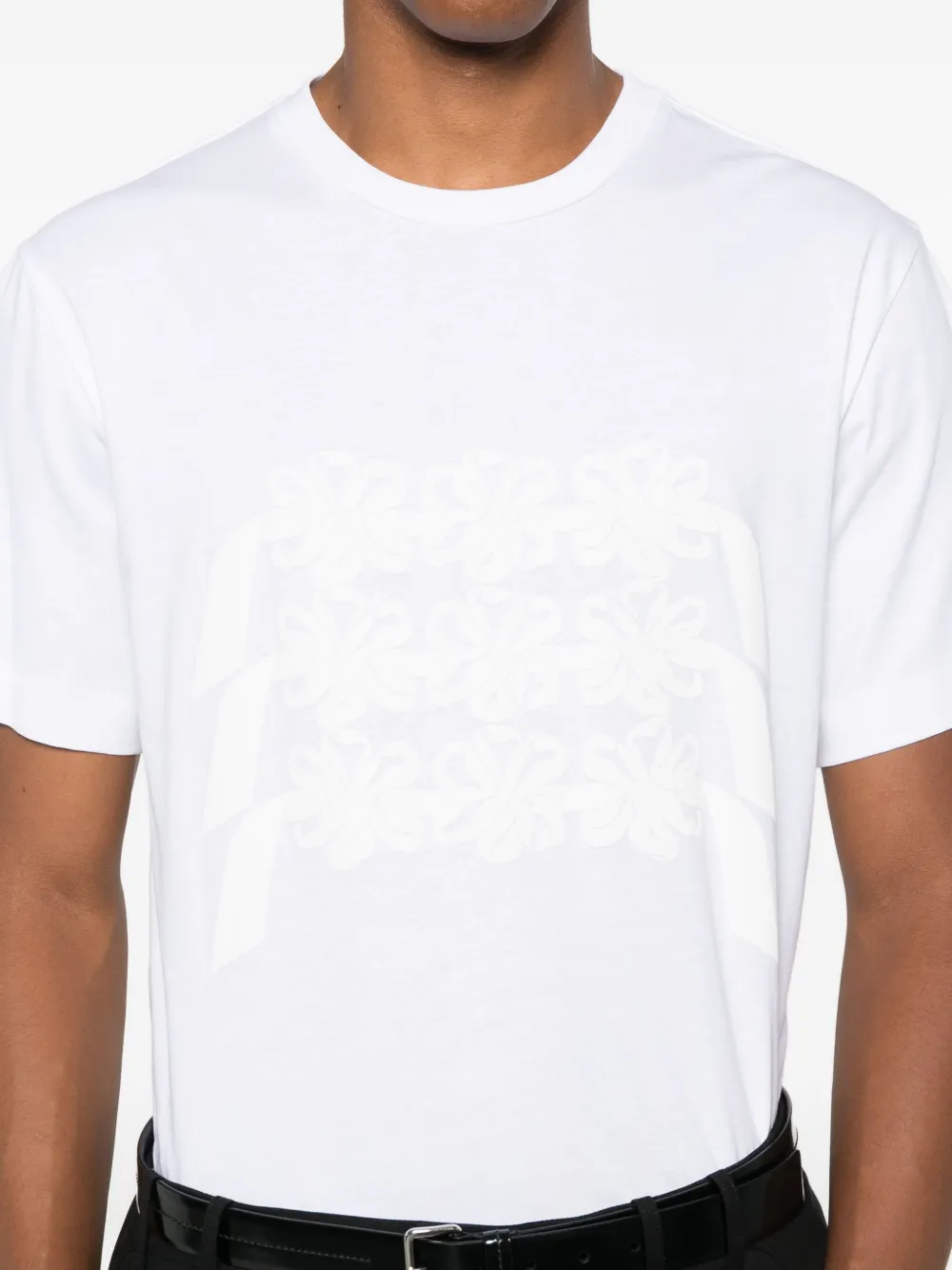 Simone Rocha Daisy Chain-print cotton T-shirt Wit