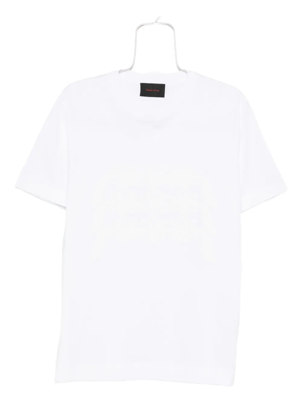 Simone Rocha Daisy Chain-print cotton T-shirt Wit