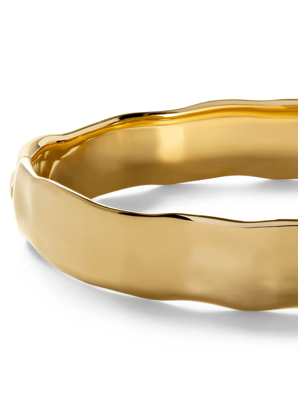 Monica Vinader Gold Siren Muse Bold Bangle In Gold